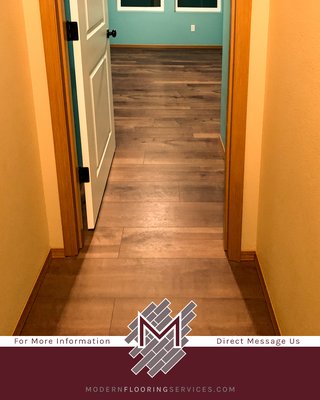 Cannes Maple Rigid Vinyl Plank Flooring Installation w/Pad - The customer wanted to do a floor remodel in their home. We removed the old carpet and pad. We installed Cannes Maple Rigid Vinyl Plank 6mm Flooring with pad. The new flooring was installed via the click installation method. This waterproof Engineered Vinyl Plank flooring has a strong layer that protects it against scratches, scuffs, and stains. The new wood-look maple floor provides a realistic look of wood and looks absolutely gorgeous in the home.
Contact us today! And schedule a free in-home assessment and have us bring your vision for your flooring into reality! Cannes Maple Rigid Vinyl Plank Flooring Installation w/Pad - The customer wanted to do a floor remodel in their home. We removed the old carpet and pad. We installed Cannes Maple Rigid Vinyl Plank 6mm Flooring with pad. The new flooring was installed via the click installation method. This waterproof Engineered Vinyl Plank flooring has a strong layer that protects it against scratches, scuffs, and stains. The new wood-look maple floor provides a realistic look of wood and looks absolutely gorgeous in the home.
Contact us today! And schedule a free in-home assessment and have us bring your vision for your flooring into reality!
