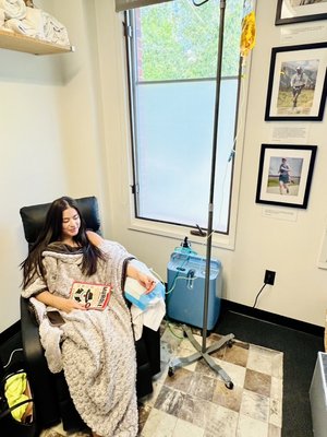 IV Therapy - Elevate Your Wellness with Our IV Therapy Services
At The Fix Recovery Therapy, we provide premium IV therapy designed to help you feel your best—whether you're recharging after an active day, recovering from a fun night out, or adjusting to the high-altitude environment. Our treatments are perfect for combating dehydration, boosting energy, supporting immunity, and even relieving symptoms of altitude sickness. Oxygen is available upon request for added relief.
Crafted with the highest-quality, preservative-free, and fresh (never frozen) vitamins and nutrients, our IV drips are administered by experienced nurses dedicated to exceptional care. Choose from options like immunity boosters, NAD protocols, post-activity recovery blends, and custom treatments tailored to your needs.
Hosting a celebration or group event? Our IV party packages are perfect for weddings, bachelor/bachelorette parties, or simply recovering together with friends. For added convenience, we also offer in-home and in-room services—bringing wellness directly to you.
Call our office to pre-book your individual session or group party and discover your fix today! IV Therapy - Elevate Your Wellness with Our IV Therapy Services
At The Fix Recovery Therapy, we provide premium IV therapy designed to help you feel your best—whether you're recharging after an active day, recovering from a fun night out, or adjusting to the high-altitude environment. Our treatments are perfect for combating dehydration, boosting energy, supporting immunity, and even relieving symptoms of altitude sickness. Oxygen is available upon request for added relief.
Crafted with the highest-quality, preservative-free, and fresh (never frozen) vitamins and nutrients, our IV drips are administered by experienced nurses dedicated to exceptional care. Choose from options like immunity boosters, NAD protocols, post-activity recovery blends, and custom treatments tailored to your needs.
Hosting a celebration or group event? Our IV party packages are perfect for weddings, bachelor/bachelorette parties, or simply recovering together with friends. For added convenience, we also offer in-home and in-room services—bringing wellness directly to you.
Call our office to pre-book your individual session or group party and discover your fix today!