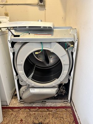 Dryer repair - Recently repaired a dryer that required disassembly for a deep inspection. Removed the outer panels to access internal components, checked connections, and assessed any worn-out parts that needed replacement. Carefully reassembled and tested to ensure the dryer functioned smoothly, providing a safe and efficient solution for the client.