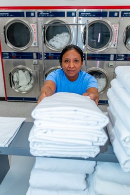 Commercial Laundry - We Exist to Take Care of Your Laundry Needs. Free Laundry Pickup & Delivery for Your Business. Let us help you expand your business with our convenient pick-up and delivery service - we have high capacity laundry facilities, professional & trusted staff, and we offer exclusive discounts for high-volume needs! Contact us today. Commercial Laundry - We Exist to Take Care of Your Laundry Needs. Free Laundry Pickup & Delivery for Your Business. Let us help you expand your business with our convenient pick-up and delivery service - we have high capacity laundry facilities, professional & trusted staff, and we offer exclusive discounts for high-volume needs! Contact us today.
