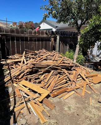 CONSTRUCTION DEBRIS - We are fully equipped to remove even the most challenging construction debris.