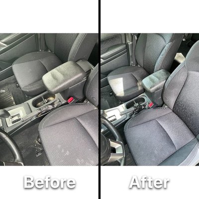Interior Detail - This car needed some detailing maintence. We took out majority of the stains and did our best to make it look new. We used a steam extractor, shampooed, and conditioned. Interior Detail - This car needed some detailing maintence. We took out majority of the stains and did our best to make it look new. We used a steam extractor, shampooed, and conditioned.