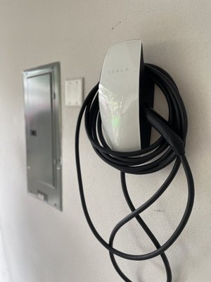 Tesla Wall Connector Maple Ridge - Tesla Wall Connector installation in your townhome garage.