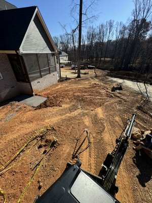 Outdoor patio - A before and after on a hardscaping and outdoor project in oak ridge North Carolina! Outdoor patio - A before and after on a hardscaping and outdoor project in oak ridge North Carolina!