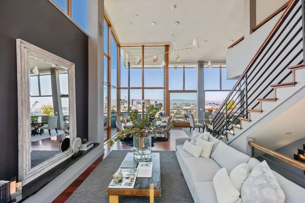 SOLD $805,000 OVER ASKING! - Luxe Corona Heights penthouse with extraordinary views designed by the dean of MIT School of Architecture. This one-of-a-kind, open floor plan residence lives like a single-family home and is characterized by soaring glass walls, impressive vaulted ceilings, and seamless melding of indoor and outdoor living. Panoramic views from three levels with dramatic living spaces designed to accommodate formal entertaining, daily living, and home office space. The primary bedroom suite offers a private patio and a spa-like bathroom. Two additional bedrooms both with ensuite baths and abundant closet space. 1,200 sqft of outdoor living area including a wrap-around view deck with heater and bbq. Private elevator. 1 Car parking. Additional storage. Situated on a quiet block above the Castro and Duboce Triangle offering easy access to shopping, transit, restaurants, parks, and more. Boutique 2-unit HOA with low expenses. A singularly spectacular home not to be missed! SOLD $805,000 OVER ASKING! - Luxe Corona Heights penthouse with extraordinary views designed by the dean of MIT School of Architecture. This one-of-a-kind, open floor plan residence lives like a single-family home and is characterized by soaring glass walls, impressive vaulted ceilings, and seamless melding of indoor and outdoor living. Panoramic views from three levels with dramatic living spaces designed to accommodate formal entertaining, daily living, and home office space. The primary bedroom suite offers a private patio and a spa-like bathroom. Two additional bedrooms both with ensuite baths and abundant closet space. 1,200 sqft of outdoor living area including a wrap-around view deck with heater and bbq. Private elevator. 1 Car parking. Additional storage. Situated on a quiet block above the Castro and Duboce Triangle offering easy access to shopping, transit, restaurants, parks, and more. Boutique 2-unit HOA with low expenses. A singularly spectacular home not to be missed!