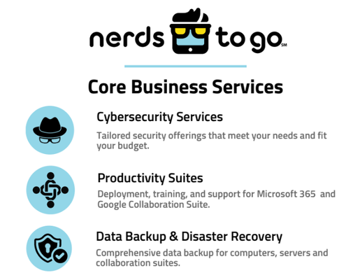 Business Services - Running a small business is a lot of work, and many times, the owner, managers, and employees need to wear several hats and take on responsibilities outside of their primary roles. This is common in small businesses, yet in some cases, it can be counterproductive. One of those instances is with technology. Businesses often rely on a network of computers and devices to keep their business running. When a problem arises, it can be very time-consuming for someone who does not have specialized training in this area to figure out what is wrong.

Whether there is an issue with the WiFi, your computers are running slower than normal, or you have another tech-related problem, skip the fruitless troubleshooting. Hire our team of professionals at NerdsToGo - Knoxville, TN. We offer IT solutions for small businesses and we want to be your partner in keeping your company running.

Your small business most likely relies heavily on technology, and that technology is susceptible to a wide range of issues. Many of the problems you encounter will be common and require fairly straightforward solutions. However, in some instances, you may find yourself with more complex issues. No matter the problem, rest assured that our business IT support team can handle them. We can also assist you with maximizing your technology and taking preventative measures to protect you in the future.

Not sure what services you need? No problem. Simply give us a call so that we can discuss your business and your unique needs and then we’ll make recommendations accordingly.