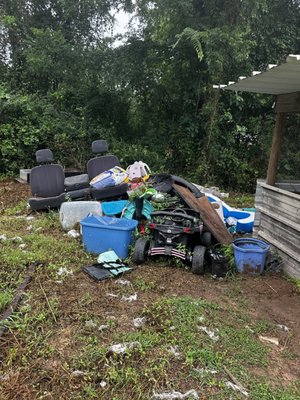 Hoarder Rental Property - Before & After Junk Removal transformed this cluttered backyard by removing unwanted household items, toys, furniture, containers, and debris. We cleared the area, cleaned the property, and restored the usable outdoor space. Another successful before-and-after transformation, giving the homeowner a cleaner, safer, and more enjoyable yard. Hoarder Rental Property - Before & After Junk Removal transformed this cluttered backyard by removing unwanted household items, toys, furniture, containers, and debris. We cleared the area, cleaned the property, and restored the usable outdoor space. Another successful before-and-after transformation, giving the homeowner a cleaner, safer, and more enjoyable yard.