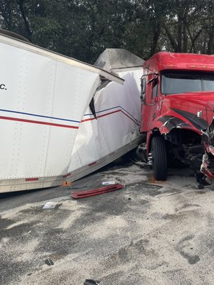 Semi crash - Semi crash, load shifts and recovery to name just a few!