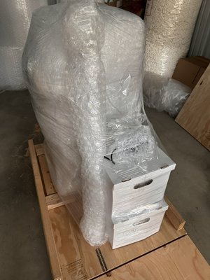 Sensitive medical device custom crate and freight project. - Sensitive medical device custom crating project