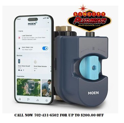 Flo By Moen - Prevent Costly Water Damage Before It Happens!
#1 Threat to Your Empty Home Isn’t Break-Ins—It’s Water!
Leaving your home empty for a few days… or a few months? Your pipes don’t care that you’re on vacation and one small leak can cause a disaster overnight not to mention a long weekend.
With the FLO by Moen Smart Water System, your home is protected 24/7. It detects leaks instantly, sends alerts to your phone, and can automatically shut off your water before a small issue turns into a major disaster.
No guessing. No coming home to a flooded mess. Just real peace of mind.
💧 Perfect for vacations, second homes, or vacant properties
📱 Monitor and control your water from anywhere
🛑 Stops leaks before they cause serious damage
Don’t leave your home unprotected—Call us today to get yours installed.
Realtors who mention this post can waive our service fee.
See if you qualify for a rebate from the Southern Nevada Water Authority https://www.snwa.com/rebates/smart-device/index.html?lang=en Flo By Moen - Prevent Costly Water Damage Before It Happens!
#1 Threat to Your Empty Home Isn’t Break-Ins—It’s Water!
Leaving your home empty for a few days… or a few months? Your pipes don’t care that you’re on vacation and one small leak can cause a disaster overnight not to mention a long weekend.
With the FLO by Moen Smart Water System, your home is protected 24/7. It detects leaks instantly, sends alerts to your phone, and can automatically shut off your water before a small issue turns into a major disaster.
No guessing. No coming home to a flooded mess. Just real peace of mind.
💧 Perfect for vacations, second homes, or vacant properties
📱 Monitor and control your water from anywhere
🛑 Stops leaks before they cause serious damage
Don’t leave your home unprotected—Call us today to get yours installed.
Realtors who mention this post can waive our service fee.
See if you qualify for a rebate from the Southern Nevada Water Authority https://www.snwa.com/rebates/smart-device/index.html?lang=en