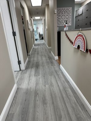 Dentist Office Project - Commercial Services - New flooring - Call us for your quote!