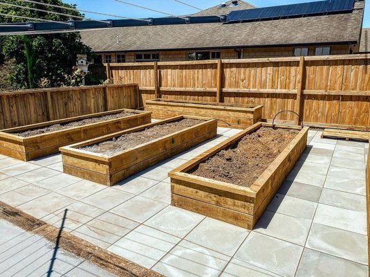 Planter Box and paver install with irrigation - We completed graded the area and leveled out. We then came in with class 2 base rock and a compacted and compacted at a 3 in depth. We then hauled in paver sand and installed the pavers we proceeded with installing the planter box and irrigation Planter Box and paver install with irrigation - We completed graded the area and leveled out. We then came in with class 2 base rock and a compacted and compacted at a 3 in depth. We then hauled in paver sand and installed the pavers we proceeded with installing the planter box and irrigation