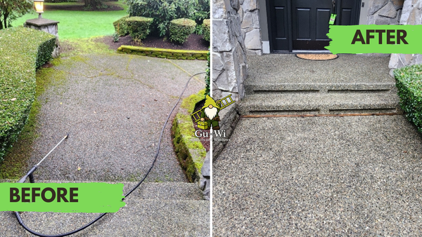 Pressure Washing - Gu-Wi provides before and after photos of every pressure washing job. Here are just a few of our recent projects. Pressure Washing - Gu-Wi provides before and after photos of every pressure washing job. Here are just a few of our recent projects.