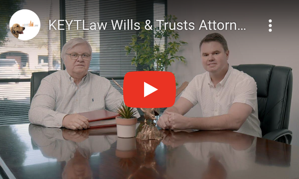 Hi, From KEYTLaw - Trusted Scottsdale Estate Planning Attorneys - Intro Video: https://www.youtube.com/watch?v=1FFRi7hXbkQ

KEYTLaw, LLC, is a two attorney Scottsdale, Arizona, estate planning and LLC formation law firm consisting of Richard Keyt (Rick) and his son former CPA Richard C. Keyt (Ricky). They have 354 five star Google, Facebook & Birdeye reviews. The Keyts have a combined 50+ years of estate planning experience.  They've prepared 630+ estate plans and have formed 9,000+ LLCs. They want to prepare your will, revocable living trust and estate plan to protect your most valuable assets – your loved ones.  

Sixty-seven percent of Americans do not have an estate plan.  Don't be one of them.  If you don't have a will or a trust the intestate succession law of your state of residence, not you, will determine who inherits your assets.  To learn who will inherit your assets if you are an Arizona resident and die without a will or a trust see our article called Who Inherits Your Property If You Die without a Will or a Trust.