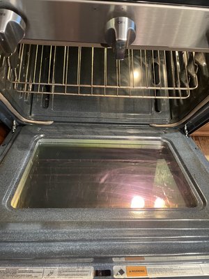 Inside of the oven! - We can help you by cleaning the inside of your oven!
