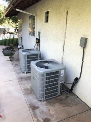 Condenser installations - Photos of recent condenser installations. Condenser installations - Photos of recent condenser installations.