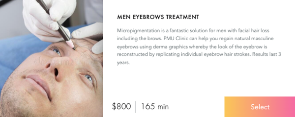 Men Eyebrow Service - If you're a man experiencing facial hair loss, including in the brow area, micropigmentation at PMU Clinic can help. We use derma graphics to reconstruct the appearance of your eyebrows by replicating individual hair strokes, giving you natural-looking and masculine brows. Our micropigmentation treatment provides long-lasting results, with the effects lasting up to 3 years. Don't let facial hair loss affect your confidence any longer. Contact PMU Clinic today to schedule your appointment. Men Eyebrow Service - If you're a man experiencing facial hair loss, including in the brow area, micropigmentation at PMU Clinic can help. We use derma graphics to reconstruct the appearance of your eyebrows by replicating individual hair strokes, giving you natural-looking and masculine brows. Our micropigmentation treatment provides long-lasting results, with the effects lasting up to 3 years. Don't let facial hair loss affect your confidence any longer. Contact PMU Clinic today to schedule your appointment.