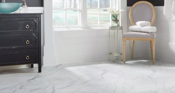 Luxury Vinyl Tile (LVT) - Luxury Vinyl Tile (LVT) provides state-of-the-art, beautiful high-performance waterproof flooring at a a very affordable price.
LVT’s flexibility, elasticity and cushioning increases its durability, helps resist potential damage, and ranks high for noise reduction. Incredibly realistic, LVT vinyl plank and tile flooring achieves the same elegant appearance of ceramic tile or the natural look of hardwood in low-maintenance, high-performance vinyl.
Special Features
* Waterproof, moisture, mold and mildew resistant
* Warm, quiet and comfortable
* Maintains comfortable temperature in all seasons
* Wear, scuff, scratch, indentation resistant
* Stain resistant and easy to clean
* Offers realistic ceramic tile, hardwood, stone looks and more
LVT comes in sheets, tiles and planks that mimic hardwood, natural stone, ceramic tile and more. The huge selection can accommodate any budget and style.
The design options of LVT flooring make it a desirable material, but this flooring also has many properties that homeowners look for in their flooring. It is cost effective, easy to maintain and comfortable to walk on. Extremely resistant to dents, moisture damage, heat and more, Luxury Vinyl Tile flooring is perfect for those who want durable floors in high traffic areas. Depending on your environment, you may appreciate LVT’s great sound dampening properties. Due to its absorptive nature vinyl ranks high for noise reduction. Luxury Vinyl Tile (LVT) - Luxury Vinyl Tile (LVT) provides state-of-the-art, beautiful high-performance waterproof flooring at a a very affordable price.
LVT’s flexibility, elasticity and cushioning increases its durability, helps resist potential damage, and ranks high for noise reduction. Incredibly realistic, LVT vinyl plank and tile flooring achieves the same elegant appearance of ceramic tile or the natural look of hardwood in low-maintenance, high-performance vinyl.
Special Features
* Waterproof, moisture, mold and mildew resistant
* Warm, quiet and comfortable
* Maintains comfortable temperature in all seasons
* Wear, scuff, scratch, indentation resistant
* Stain resistant and easy to clean
* Offers realistic ceramic tile, hardwood, stone looks and more
LVT comes in sheets, tiles and planks that mimic hardwood, natural stone, ceramic tile and more. The huge selection can accommodate any budget and style.
The design options of LVT flooring make it a desirable material, but this flooring also has many properties that homeowners look for in their flooring. It is cost effective, easy to maintain and comfortable to walk on. Extremely resistant to dents, moisture damage, heat and more, Luxury Vinyl Tile flooring is perfect for those who want durable floors in high traffic areas. Depending on your environment, you may appreciate LVT’s great sound dampening properties. Due to its absorptive nature vinyl ranks high for noise reduction.