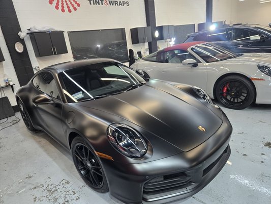 PORCHE 911 - full Matte PPF by DYNO PLATINUM STEK. Ceramic Coating by SystemX all work recorded with Carfax. Ceramic IRX window film by Llumar. PORCHE 911 - full Matte PPF by DYNO PLATINUM STEK. Ceramic Coating by SystemX all work recorded with Carfax. Ceramic IRX window film by Llumar.