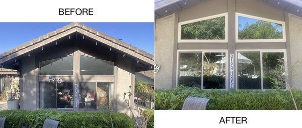 Trapezoid Windows - Old aluminum windows in the hills of San Dimas. Beautiful tan color windows to match with a beautiful home! Trapezoid Windows - Old aluminum windows in the hills of San Dimas. Beautiful tan color windows to match with a beautiful home!