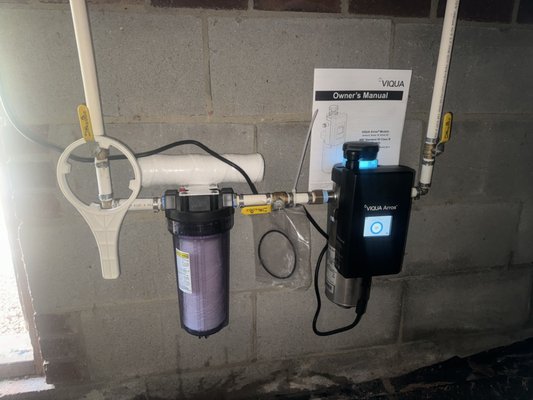 UV Light System Installations - This portfolio contains photos of UV Light System Installations we have done over the years. UV Light Systems are a permanent method of treatment for bacteria in your well water. Have a bacteria issue or is the quality of your water a question? Give us a call to set up water testing & discuss your treatment options! UV Light System Installations - This portfolio contains photos of UV Light System Installations we have done over the years. UV Light Systems are a permanent method of treatment for bacteria in your well water. Have a bacteria issue or is the quality of your water a question? Give us a call to set up water testing & discuss your treatment options!