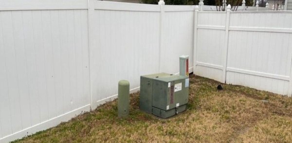 Fence Power Wash – Mold & Stain Removal - Pressure washed the fence to remove mold, algae, and dirt buildup — restored it to bright white again!