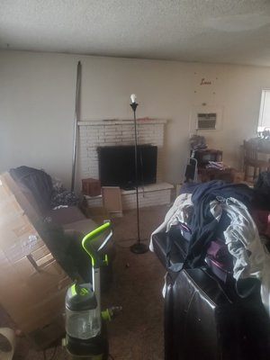 Property Clean Out - This property was left a mess by the vacating tenants. We were able to get this cleared out in a day, so property management could get a cleaning crew in and roll with the next steps quickly. Multiple dressers, couches, and beds were left behind, along with many smaller items.