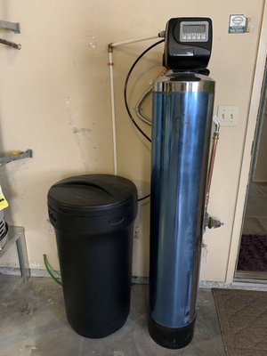 Clack WS1 - Preinstallation the water hardness was 489 PPM, now the clients are satisfied while noticing great difference in there water. Clack WS1 - Preinstallation the water hardness was 489 PPM, now the clients are satisfied while noticing great difference in there water.