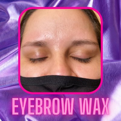 Eyebrow waxing - Eyebrow waxing to just clean up the area and give you a refreshed look or eyebrow shaping.