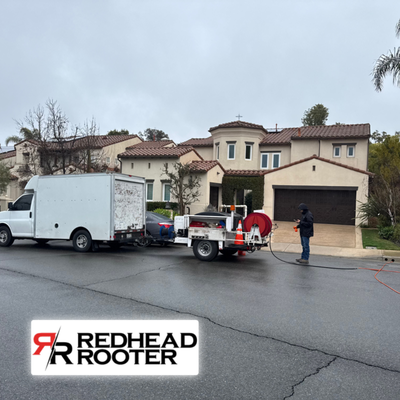 Hydro Jetting Services – RedHead Rooter Inc. - Struggling with stubborn clogs, slow drains, or roots in your pipes? RedHead Rooter Inc. offers professional hydro jetting services to clear even the toughest blockages. Using high-pressure water, our expert team removes grease, scale, debris, and tree roots, restoring your residential or commercial plumbing system to full flow.
As a trusted Upland, CA plumbing company, we combine state-of-the-art equipment with skilled, licensed plumbers to get the job done efficiently and effectively. We treat every home or business with care, keeping your property clean and minimizing disruption.
When you need plumbing done right the first time, choose a family-owned company that prioritizes quality and satisfaction.
Call RedHead Rooter Inc. today at (909) 767-9652 for professional hydro jetting services. Stop clogs before they cause costly damage! Hydro Jetting Services – RedHead Rooter Inc. - Struggling with stubborn clogs, slow drains, or roots in your pipes? RedHead Rooter Inc. offers professional hydro jetting services to clear even the toughest blockages. Using high-pressure water, our expert team removes grease, scale, debris, and tree roots, restoring your residential or commercial plumbing system to full flow.
As a trusted Upland, CA plumbing company, we combine state-of-the-art equipment with skilled, licensed plumbers to get the job done efficiently and effectively. We treat every home or business with care, keeping your property clean and minimizing disruption.
When you need plumbing done right the first time, choose a family-owned company that prioritizes quality and satisfaction.
Call RedHead Rooter Inc. today at (909) 767-9652 for professional hydro jetting services. Stop clogs before they cause costly damage!