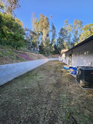 Fire clearance - Performed a complete clean-up by week wacking and removing all shrubs and bushes Fire clearance - Performed a complete clean-up by week wacking and removing all shrubs and bushes