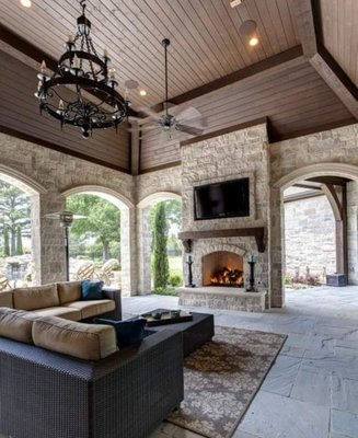 Patio Addition - This outdoor space is now ready for the holidays and keeping your family warm in those chilly Texas nights. Patio Addition - This outdoor space is now ready for the holidays and keeping your family warm in those chilly Texas nights.