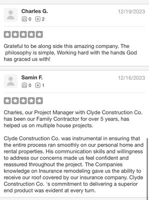 Customer Experiences - Customer reviews from yelp which were randomly selected by the yelp algorithm to be placed under “not recommended”.