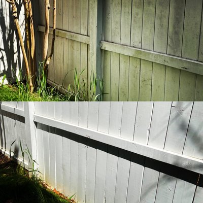 Pressure Washing - The owner of this place had tried everything to get the build up of dirt, mildew, and grim out of his back deck area, front entryway, and drive way, with no luck.  We were able to come in and completely transform the look of his place!