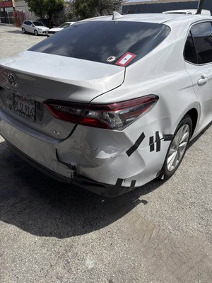 Toyota Camry 2025 Rear End Repair - This Toyota Camry came to LA Collision Center with significant rear-end damage, including damage to the rear bumper and quarter panel. Our skilled technicians carefully repaired the damaged areas, restored the body to factory standards, and matched the paint for a seamless finish.
The result? A Camry that looks like the accident never happened.
At LA Collision Center, we're committed to quality craftsmanship, honest service, and getting you safely back on the road. Whether it's a minor dent or major collision damage, your vehicle is in experienced hands.
📍 LA Collision Center
✅ Insurance Claims Assistance
✅ Free Estimates
✅ Quality Collision Repairs You Can Trust Toyota Camry 2025 Rear End Repair - This Toyota Camry came to LA Collision Center with significant rear-end damage, including damage to the rear bumper and quarter panel. Our skilled technicians carefully repaired the damaged areas, restored the body to factory standards, and matched the paint for a seamless finish.
The result? A Camry that looks like the accident never happened.
At LA Collision Center, we're committed to quality craftsmanship, honest service, and getting you safely back on the road. Whether it's a minor dent or major collision damage, your vehicle is in experienced hands.
📍 LA Collision Center
✅ Insurance Claims Assistance
✅ Free Estimates
✅ Quality Collision Repairs You Can Trust