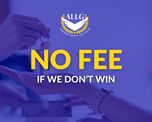 No Fee If We Don't Win - We believe in risk-free legal representation. At American Lemon Law Group, you pay absolutely nothing unless we win your case. Our contingency fee structure ensures that every client, regardless of financial situation, can access high-quality legal services. You can trust us to work tirelessly for your case, knowing that your success is our success.