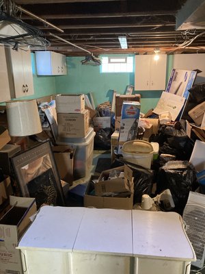 Clean-out - We removed the unwanted junk from our customers basements. Clean-out - We removed the unwanted junk from our customers basements.