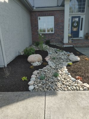 Binkley: Entrance Courtyard Curb Appeal - Customer wanted a fresh look for the courtyard bed at her home’s entrance. She asked for something that would be interesting during all seasons. Binkley: Entrance Courtyard Curb Appeal - Customer wanted a fresh look for the courtyard bed at her home’s entrance. She asked for something that would be interesting during all seasons.