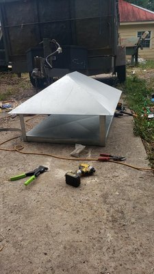 Custom Chimney cap replacement - These are a few pictures of the chimney caps that we have built Custom Chimney cap replacement - These are a few pictures of the chimney caps that we have built