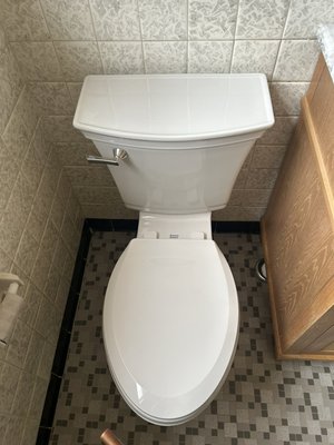 Bathroom Vanity and Toilet Installation - This was a bathroom remodel done this past August