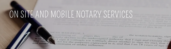 Onsite & Mobile Notary - IN PERSON AND MOBILE NOTARY
Notarization ensures the person signing a document is properly identified, that they’re signing the document under their own free will, and to be able to independently verify the transaction at a later time.
We always offer in-house notary, but in a time when you are unable to come into the office, we can come to you. Please give us a call to discuss your notary needs! Onsite & Mobile Notary - IN PERSON AND MOBILE NOTARY
Notarization ensures the person signing a document is properly identified, that they’re signing the document under their own free will, and to be able to independently verify the transaction at a later time.
We always offer in-house notary, but in a time when you are unable to come into the office, we can come to you. Please give us a call to discuss your notary needs!