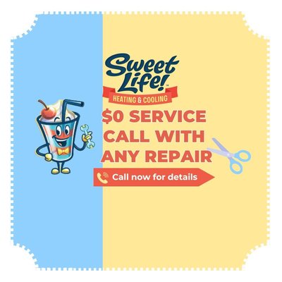 $0 Service Call With Any Repair! - Excluding weekends