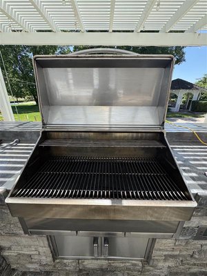 Charcoal Built In Deep Clean - This Grill was in rough shape before our technician Josh Got to it, now its safe, clean, and healthy!