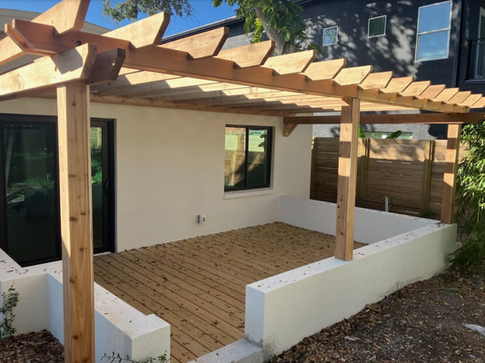 Deck and Pergola - This is my most recent work in Cocoa Beach, Deck and Pergola Deck and Pergola - This is my most recent work in Cocoa Beach, Deck and Pergola