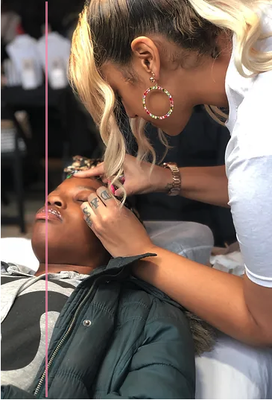 Brow & Lash Services - Fancy Esthetics Owner and Esthetician
Skyy
Hey! Thanks for choosing Fancy Esthetics, I’m the owner, Skyy.
I started Fancy Esthetics in 2018 and we’re located in the Woodlawn area in Baltimore. I’ve been a licensed esthetician since 2011 and I specialize in waxing, specifically Brazilian waxing. We also offer facials, teeth whitening, tooth gems, and a few other services.. We’ve got everything you need to stay fancy in an environment that’s really a whole vibe. So treat yourself to a custom facial, or even a wax. Hope to you see you soon! Brow & Lash Services - Fancy Esthetics Owner and Esthetician
Skyy
Hey! Thanks for choosing Fancy Esthetics, I’m the owner, Skyy.
I started Fancy Esthetics in 2018 and we’re located in the Woodlawn area in Baltimore. I’ve been a licensed esthetician since 2011 and I specialize in waxing, specifically Brazilian waxing. We also offer facials, teeth whitening, tooth gems, and a few other services.. We’ve got everything you need to stay fancy in an environment that’s really a whole vibe. So treat yourself to a custom facial, or even a wax. Hope to you see you soon!