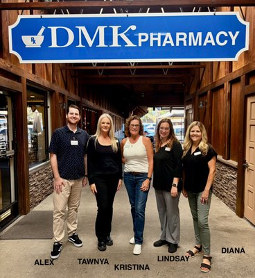 Meet the DMK Pharmacy Team! - At DMK Pharmacy, we're here to help with all of your prescription needs and answer any questions you may have for our pharmacist—whether you're already a DMK Pharmacy customer or simply looking for trusted advice.
Don't let our Monday–Friday, 9:00 AM to 5:00 PM hours keep you from choosing us. We offer free local delivery and convenient mail service to help ensure you have access to the medications you need.
At DMK Pharmacy, personalized service matters. We answer our phones, take the time to get to know our customers, and are committed to providing the care and support you deserve.
Give us a call—we'd love the opportunity to serve you and welcome you to the DMK Pharmacy family! Meet the DMK Pharmacy Team! - At DMK Pharmacy, we're here to help with all of your prescription needs and answer any questions you may have for our pharmacist—whether you're already a DMK Pharmacy customer or simply looking for trusted advice.
Don't let our Monday–Friday, 9:00 AM to 5:00 PM hours keep you from choosing us. We offer free local delivery and convenient mail service to help ensure you have access to the medications you need.
At DMK Pharmacy, personalized service matters. We answer our phones, take the time to get to know our customers, and are committed to providing the care and support you deserve.
Give us a call—we'd love the opportunity to serve you and welcome you to the DMK Pharmacy family!
