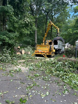 Brush Removal - When using a wood chipper it allows the trucks to be able to carry bigger loads and significantly speeds up the process when completing a job. 

Call or Text: 19086994736