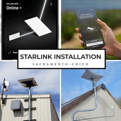 Professional Starlink Installation – Fast, Reliable Internet Anywhere - Struggling with slow or unreliable internet? Arsunda provides expert Starlink installation services for homes, rural properties, and businesses across Sacramento & Chico.
We handle the entire process—from finding the best signal location to securely mounting the dish and cleanly routing cables for a reliable, high-performance setup. Professional Starlink Installation – Fast, Reliable Internet Anywhere - Struggling with slow or unreliable internet? Arsunda provides expert Starlink installation services for homes, rural properties, and businesses across Sacramento & Chico.
We handle the entire process—from finding the best signal location to securely mounting the dish and cleanly routing cables for a reliable, high-performance setup.