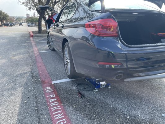 Towing call turned into Roadside assistance fix and shuttle - Customer called for a tow due to hearing noises while driving. Provided roadside assistance and removed threads of the tire that was binding up in suspension & followed him to discount tire to get tire replaced. Due to it not being in stock, left vehicle at discount tire and dropped customer home. Saved $$$ on towing and Uber/ Lyft. Towing call turned into Roadside assistance fix and shuttle - Customer called for a tow due to hearing noises while driving. Provided roadside assistance and removed threads of the tire that was binding up in suspension & followed him to discount tire to get tire replaced. Due to it not being in stock, left vehicle at discount tire and dropped customer home. Saved $$$ on towing and Uber/ Lyft.
