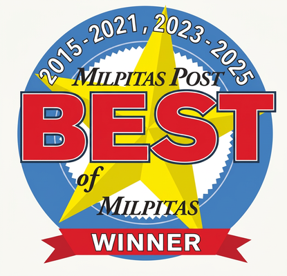Best of Milpitas! - 2015-2021, 2023, and 2024! Best of Milpitas! - 2015-2021, 2023, and 2024!